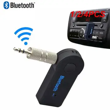 1/2 / 4ШТ Адаптер беспроводного приемника Bluetooth 4.1 Стерео 3,5 мм Разъем для автомобильной музыки, аудио Гарнитура Aux для наушников