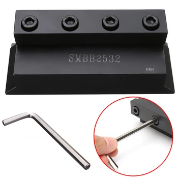 1 шт. держатель резца SMBB2532 для нарезания канавок токарный режущий инструмент с 1 шт. Т-образный ключ