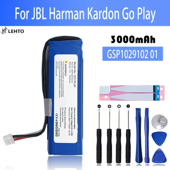 100% Оригинальный Новый Аккумулятор 7500mAh GSP1029102 01 Для Harman Kardon Go Play Mini Для JBL Go Play CP-HK06 Bluetooth Speaker Battery