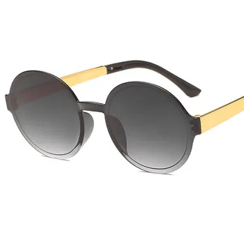 2018 новые женские круглые солнцезащитные очки Женские мужские с классическим модным покрытием Солнцезащитные очки для женщин с многоцветными линзами Очки для очков