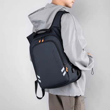 2023 Новых мужских рюкзаков для ежедневного отдыха на природе, студенческих спортивных сумок, водонепроницаемых школьных сумок, модных мульти-застежек-молний для работы