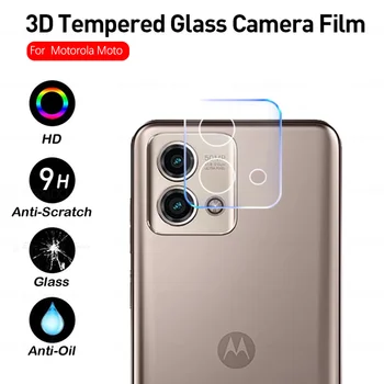 3D Изогнутое Закаленное Стекло Камеры Защитный Чехол Для Motorola Moto G Stylus Play G82 G73 G53 G52 G42 G23 G13 Кольцевая Задняя Крышка Объектива