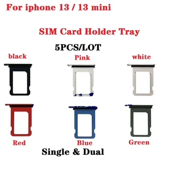 Alideao-5 Шт. Слот для Лотка Держателя SIM-карты для iPhone 13 Mini, Сменный Адаптер Для Контейнера, Гнездо Для Держателя Лотка Для SIM-карты