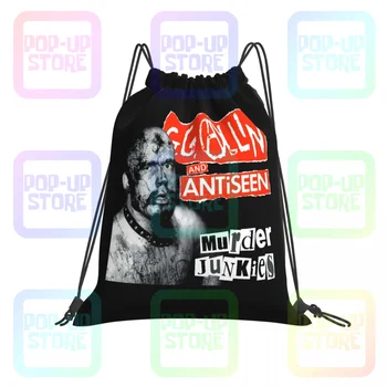 Gg Allin Antiseen Murder Junkies Музыка с принтами в стиле панк-рок Мужские сумки на шнурке Спортивная сумка Для активного отдыха