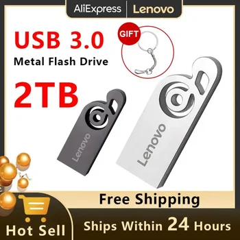 Lenovo USB 3.0 Pen Drive High Speed Transfer Металлический Портативный SSD-Накопитель Usb Memories 2 ТБ 1 ТБ Ключ Usb 128 ГБ Usb-Накопитель Для Ps4