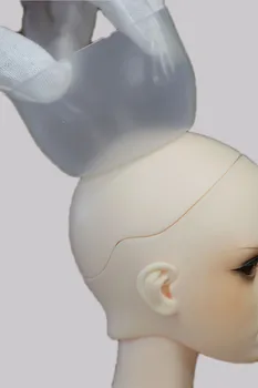 Luodoll Новый 1/6 1/4 1/3 BJD Прозрачный силиконовый парик на голову, защитная крышка для куклы, противоскользящий протектор