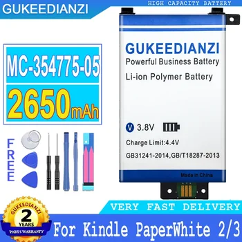 MC-354775-05 58-000049 Сменный аккумулятор емкостью 2650 мАч для Amazon Kindle PaperWhite 2/3 KPW2 KPW3 PaperWhite2 PaperWhite3 Батареи