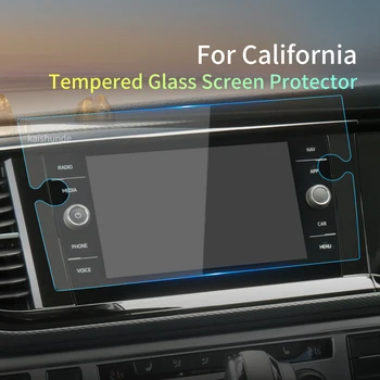 Автомобильные Наклейки Протектор Экрана Для Carplay VW California 2023 Закаленное Стекло Защитная Пленка Дисплей Навигация Автоаксессуары