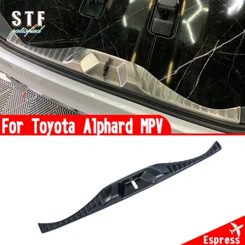 Для Toyota Alphard MPV 2024 2025 Автомобильные Аксессуары Для Интерьера Заднего Бампера Протектор Порога Молдинг Декоративные Наклейки