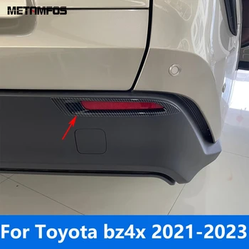 Для Toyota bz4x 2021 2022 2023 Углеродное Волокно Задняя Противотуманная Фара Крышка Лампы Отделка Рамки Противотуманных Фар Протектор Аксессуары Для Укладки автомобилей