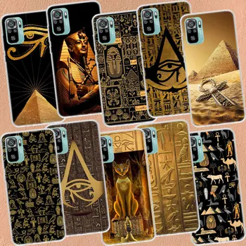 Древний Египет Египетский Бог Гор Кеметик Херу Чехол для Телефона Xiaomi Poco X3 NFC X4 GT M3 M4 M5 M5S X5 Pro 5G F3 F2 F1 Mi Note 10
