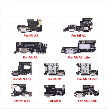 Зарядный Гибкий Кабель Для XiaoMi Mi 9T Pro/9 /8 SE /A3/A1/A2 Lite Зарядное Устройство Порт Док-Разъем Плата Запчасти Для Ремонта