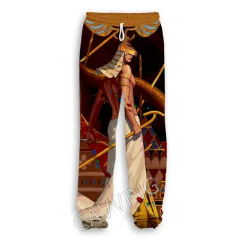 Изогнутый 3D-печатный Глаз Бога Египта фараона Анубиса, Древние повседневные брюки, Спортивные штаны, Спортивные штаны, брюки для бега трусцой, брюки
