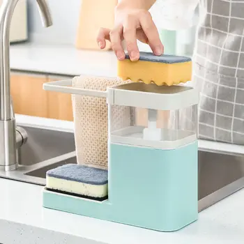 Коробка для выпуска жидкости из пресса для бытовых моющих средств, многофункциональная кухонная стойка для хранения тряпок, полка для слива губок