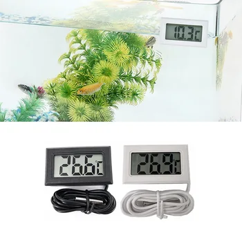 Мини-ЖК-цифровой инструмент-термометр Прецизионный аквариум для рыб 1 м Линейный тестер Для измерения аквариума Электронный Встроенный Датчик температуры