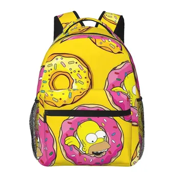 Модный школьный рюкзак Doughnut (1), рюкзак для девочек и мальчиков, школьная сумка Mochila