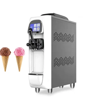 Небольшая Настольная Машина для производства Мягкого Мороженого с Одним Вкусом, Многофункциональная Машина Для производства Замороженного Йогурта