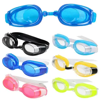 Очки для плавания с защитой от тумана, УФ-очки, Регулируемые наушники, зажим для носа для мужчин и женщин