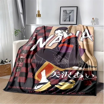 Плюшевое одеяло с ТВ-комиксами, Легкий теплый Диван-кровать, Офисный автомобильный наколенник, теплые одеяла