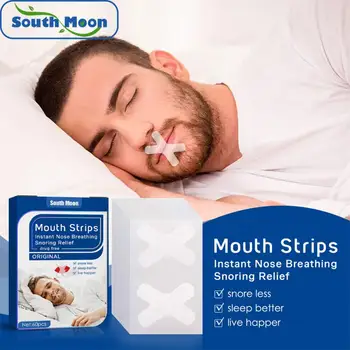 Полоски для сна, нежная лента для улучшения дыхания через нос Во время ночного сна и громкого храпа 60/90/120 шт.