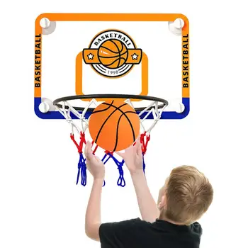 Портативные Баскетбольные Мячи Игрушки Мини-Баскетбольное Кольцо Комплект Складная Настенная Игрушка Баскетбольное Кольцо Регулируемая Высота Для Детей