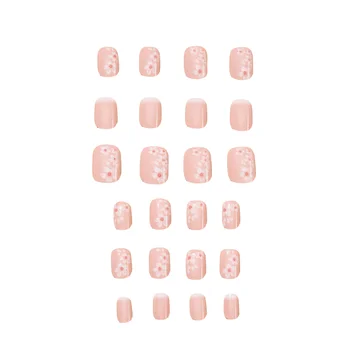 Розовые накладные ногти без запаха и из экологически чистого материала Ногти для украшения рук нейл-арт