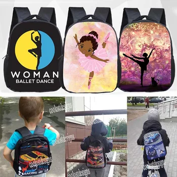 Рюкзак для девочек с мультяшными балетными танцами, детские школьные сумки, сумка для детского сада, детские мини-сумки для малышей, сумка для книг, подарок