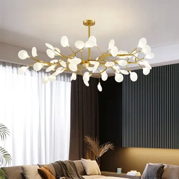 Современные люстры Firefly для гостиной, столовой, спальни, кухни, роскошного домашнего декора, Подвесной светильник для внутреннего освещения, Подвесной светильник