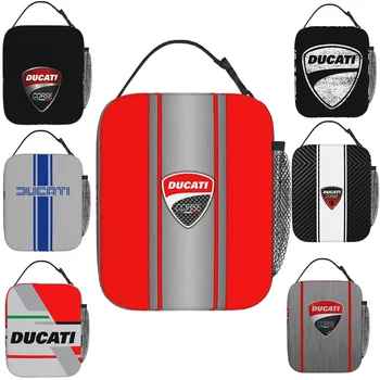 Сумки для ланча с изоляцией Ducati Corse, Сменные сумки для пикника, термоохладитель, Ланч-бокс, сумка для ланча для женщин, работы, детей, школы