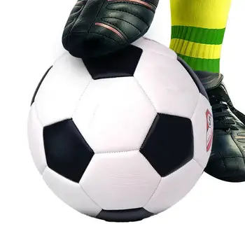 Футбольный мяч 5 размера, детский тренировочный футбольный мяч из искусственной кожи, детское тренировочное футбольное снаряжение для сада, лужайки, двора, игровой площадки для