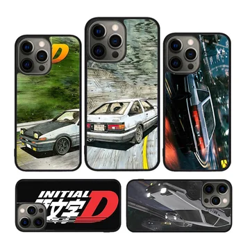 Чехол Comic Initial D Drift Racing Для iPhone 15 SE 2020 XR X XS Max 6S 7 8 Plus 12 13 Mini 11 12 13 14 Pro Max Чехол-Бампер