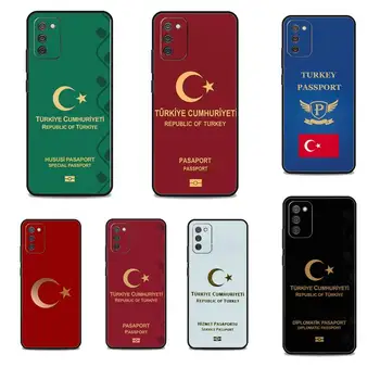 Чехол для телефона с Флагом Турции на паспорт Samsung Galaxy A03S 10 20E 30 40 41 50S 51 52 70 71 72 73 80 S 12 13 21 22 11 note20 Lite