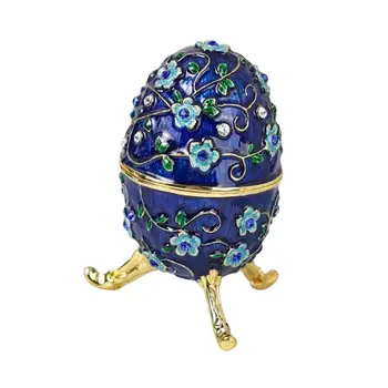Элегантная коробка для яиц, декоративный контейнер для женщин - Переносной держатель для украшений, уникальный подарок на Пасху и годовщину свадьбы