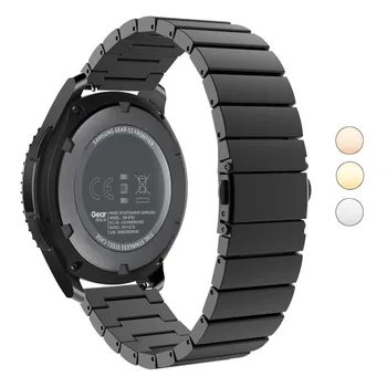 22 мм Металлический ремешок для Samsung Galaxy watch3 45 мм/Gear S3 Huawei watch 46 мм Высококачественные роскошные аксессуары для часов Amazfit GTR 47 мм