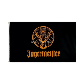 Jemony 90x150 см Черный Флаг Jagermeister 1
