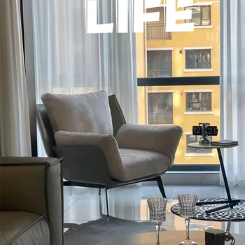 Дизайнерские минималистичные диваны, удобный Ленивый уголок для отдыха Взрослых, Эргономичные Необычные Одноместные Канапе, мебель для гостиной