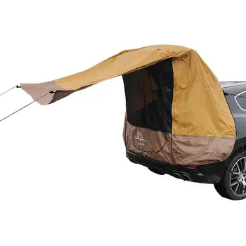 Палатка для багажника автомобиля, экскурсия на открытом воздухе, Барбекю, Кемпинг, Утолщенный хвост автомобиля малого и среднего размера, водонепроницаемый тент-навес