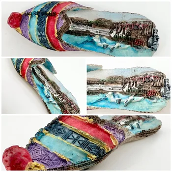 Турция Мармарис Характерная Этническая Обувь Памятные Наклейки для путешествий на холодильник коллекция для путешествий декоративные магнитные